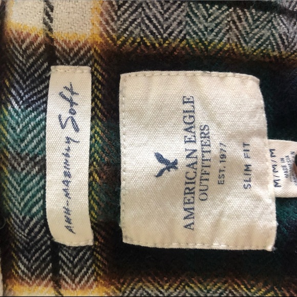 American Eagle Plaid Shirt - Picture 3 of 3